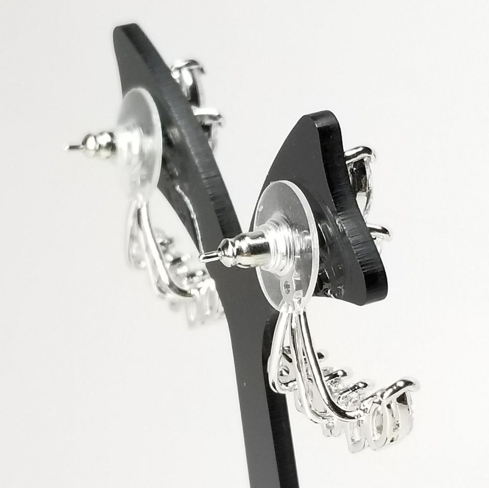 NEW Bling CZ Diamond Earring - Picture 8 of 11